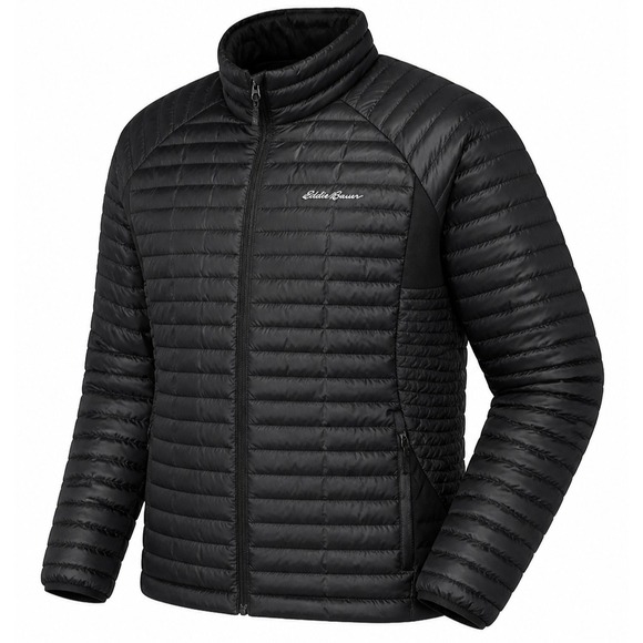 Eddie Bauer Jackets & Blazers - Eddie Bauer MicroTherm EB800 Down Puffer Jacket Women 3X Black First Ascent